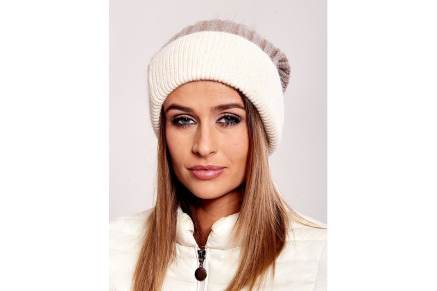 Casquette marron clair