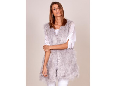 Gilet gris clair