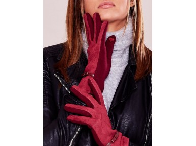 Gants bordeaux