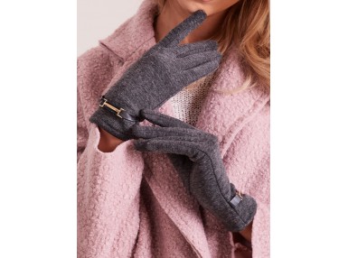 Gants gris foncé