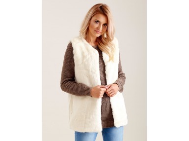 Gilet écru