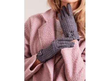 Gants gris foncé