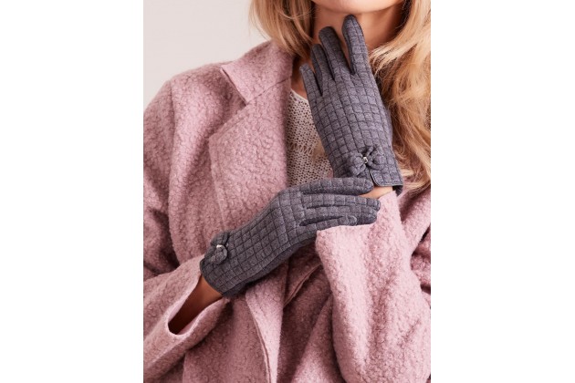 Gants gris foncé