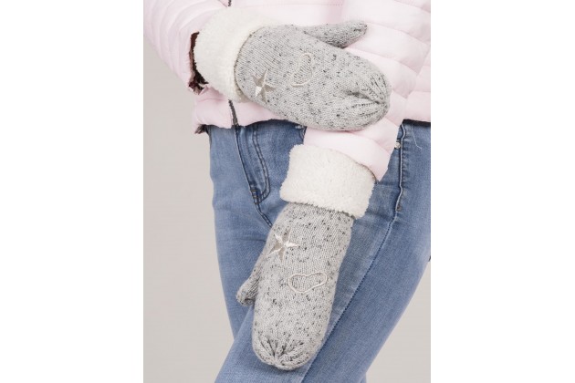 Gants gris