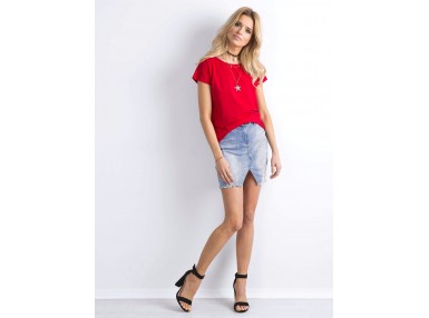 T-shirt en coton - rouge