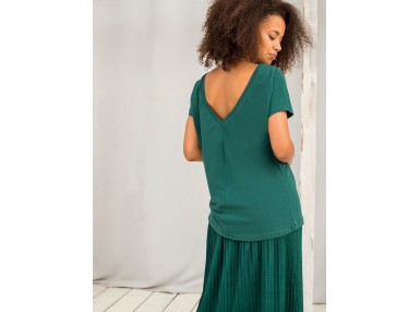 Tee-shirt vert foncé