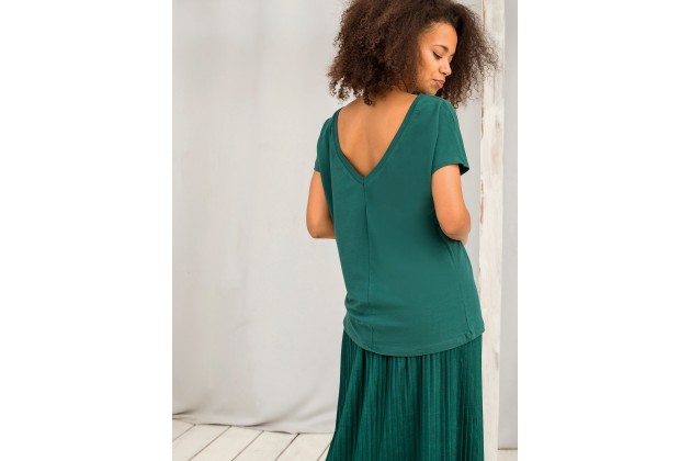 Tee-shirt vert foncé