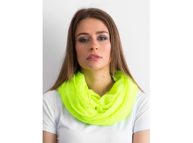 Écharpe - jaune fluo