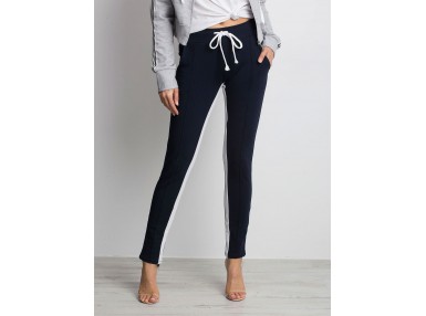 Pantalon de survêtement bleu marine