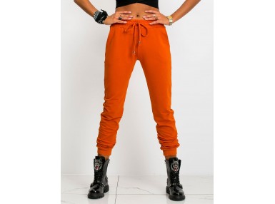 Pantalon de survêtement orange foncé