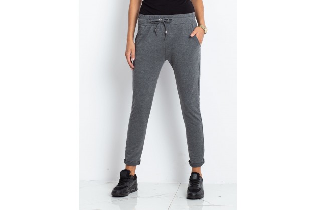 Pantalon de survêtement gris foncé