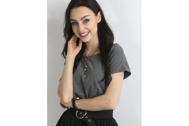 Tee-shirt gris foncé
