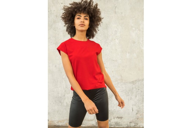 T-shirt en coton - rouge