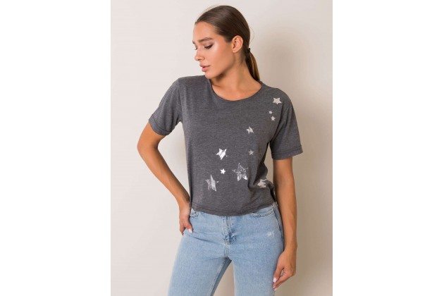 Tee-shirt gris foncé