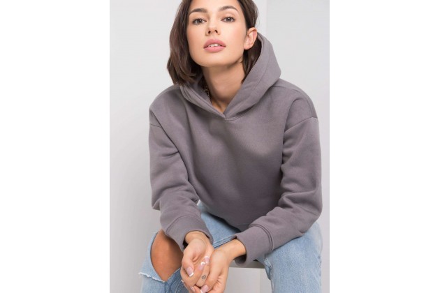 Sweat court - gris foncé