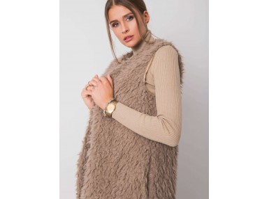 Gilet beige foncé