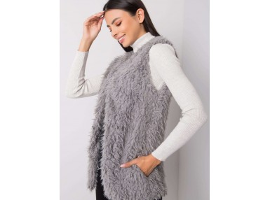 Gilet gris foncé