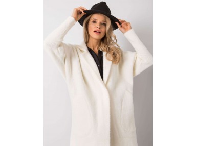 Veste douce en alpaga -  écru