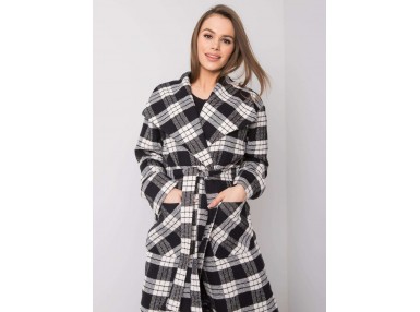 Manteau noir et blanc