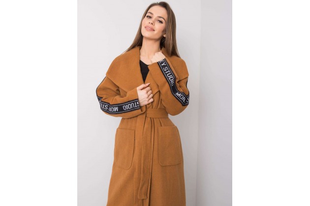 Manteau marron clair