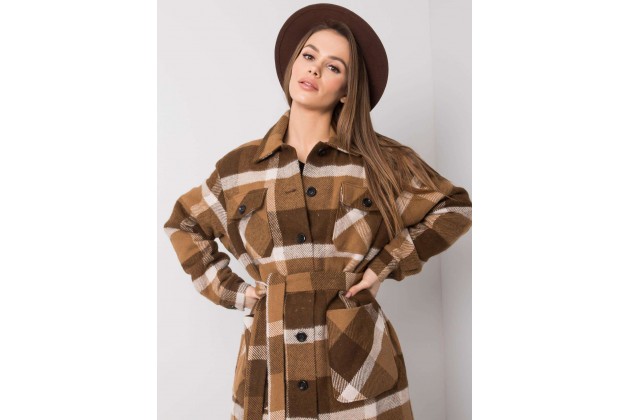 manteau marron