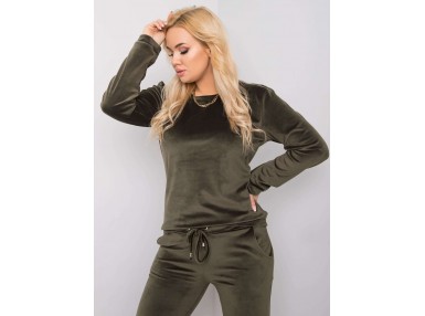 Ensemble avec chemisier et pantalon - kaki