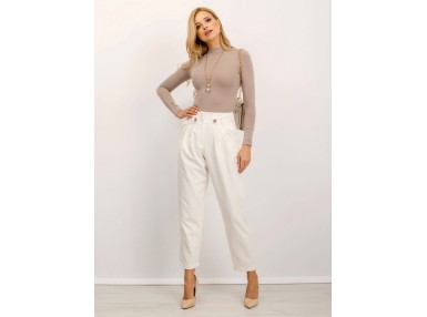 Top à col roulé - beige foncé