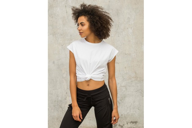 T-shirt en coton - blanc