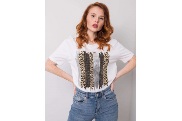 T-shirt en coton - blanc