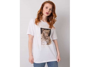 T-shirt en coton - blanc