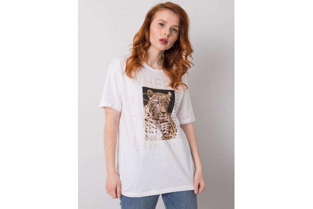 T-shirt en coton - blanc