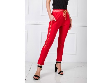 Pantalon de survêtement rouge