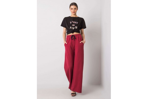 Pantalon de survêtement bordeaux