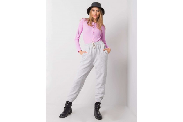 Pantalon de survêtement gris clair