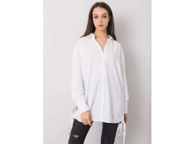 Chemise longue et ample - blanche
