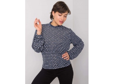T-shirt - noir et bleu
