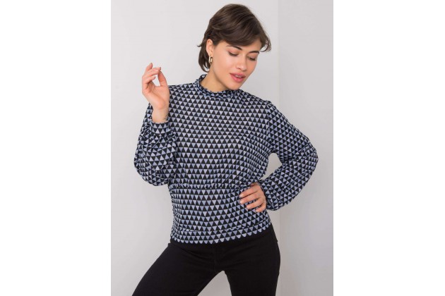 T-shirt - noir et bleu