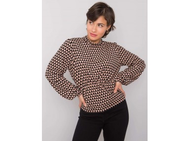 T-shirt - noir et beige