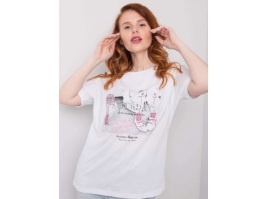 T-shirt en coton - blanc