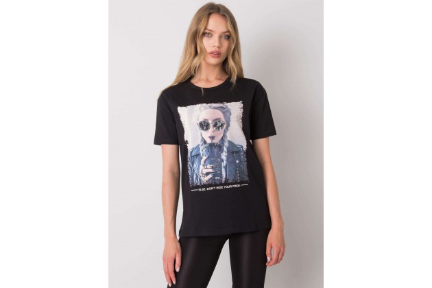T-shirt imprimé - noir
