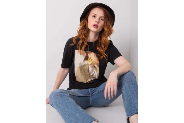 T-shirt imprimé - noir