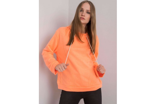 Swea-tshirt à capuche - orange fluo