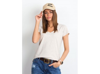 T-shirt en coton - beige clair