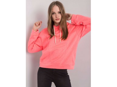 Swea-tshirt à capuche - fluo rose