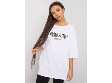 T-shirt en coton  - blanc