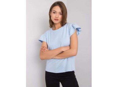 T-shirt en coton - bleu clair