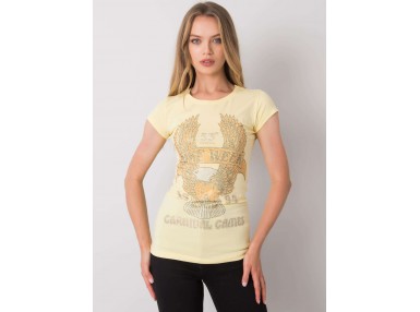 T-shirt en coton - jaune vif