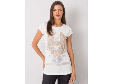T-shirt en coton - écru