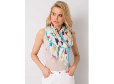 Foulard bleu et blanc