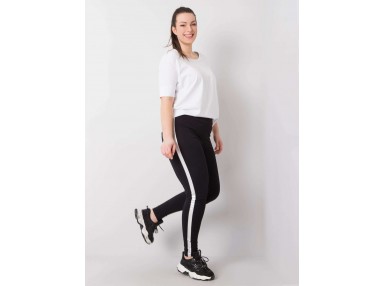 Legging noir et argent